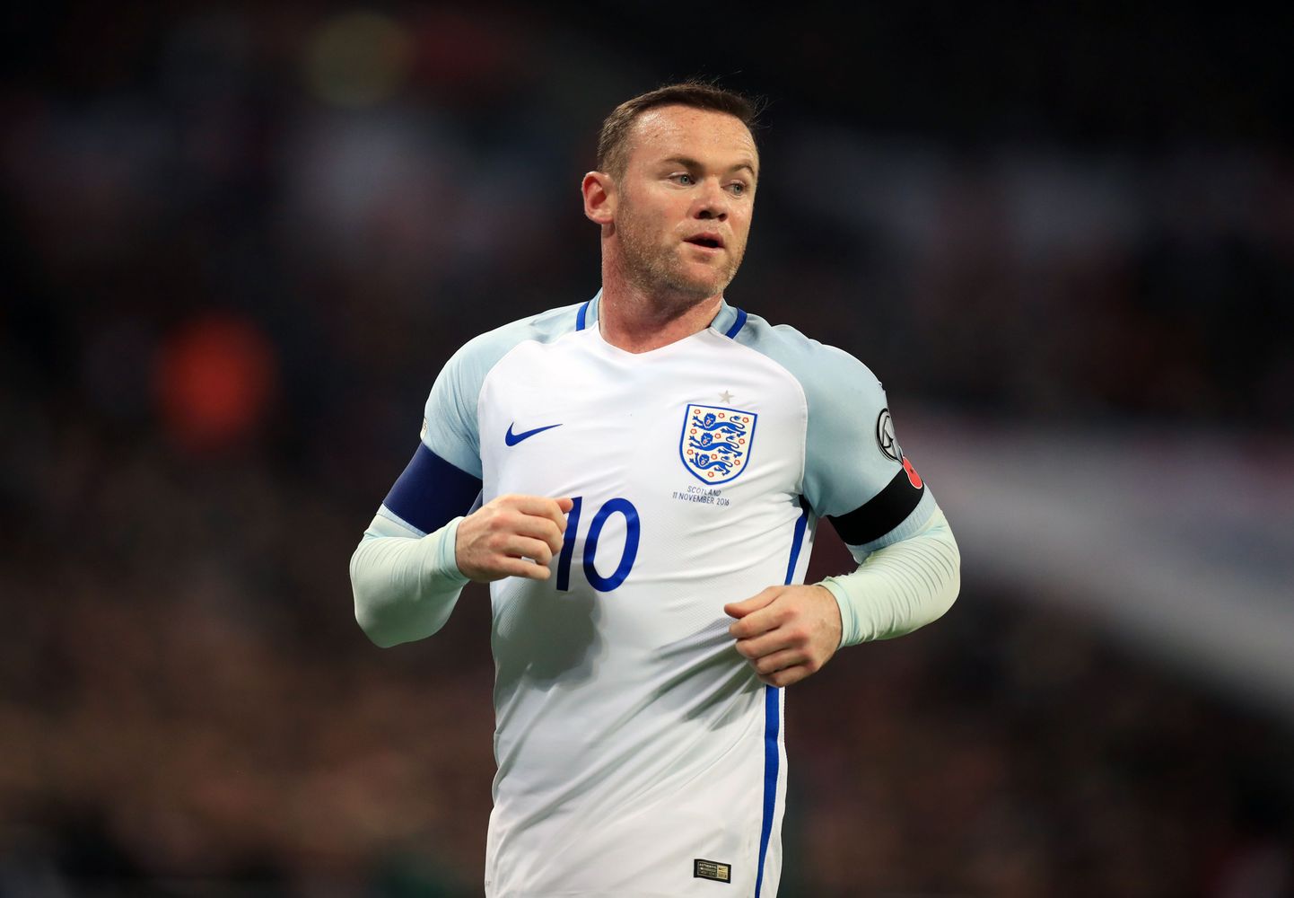 Wayne Rooney Inglismaa koondise särgis.
