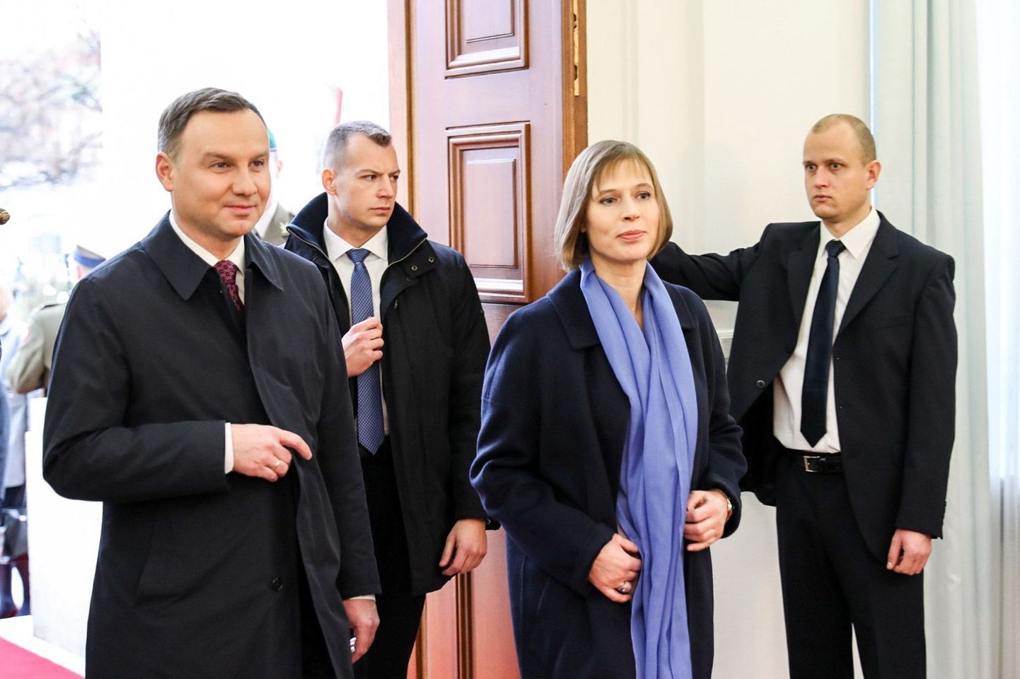 Poola president Andrzej Duda ja Eesti president Kersti Kaljulaid.
