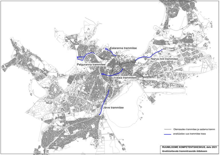 The Tallinn Strategic Management Office is seeking a partner to carry out a street space study for tramways.