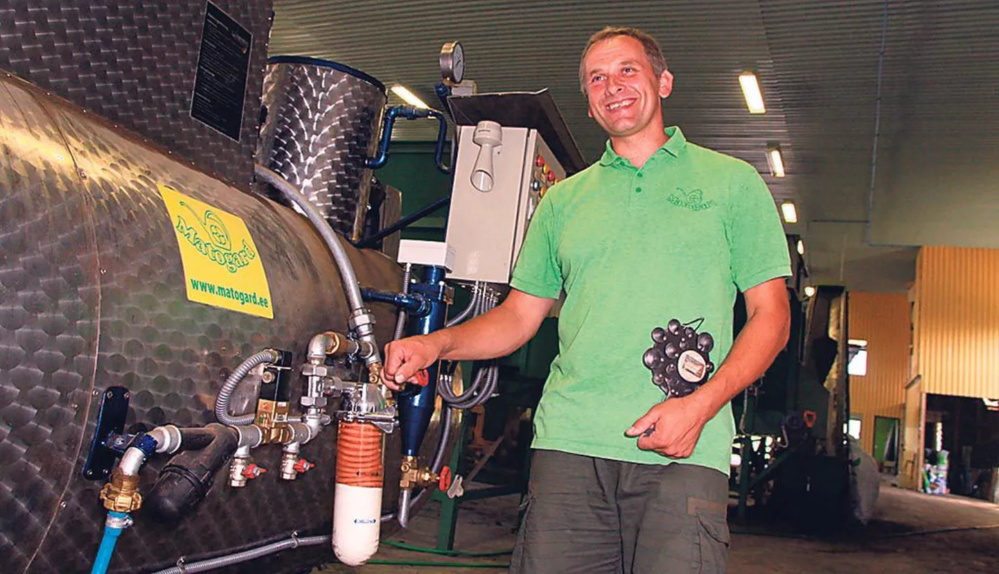 OÜ Matogardi juhatajal Mart Ruumetil on tunnustuse üle hea meel, ent tähtsamaks peab ta seda, et tootmistehnoloogia on aurutusfaasi lisamisega lõpuni viidud.
