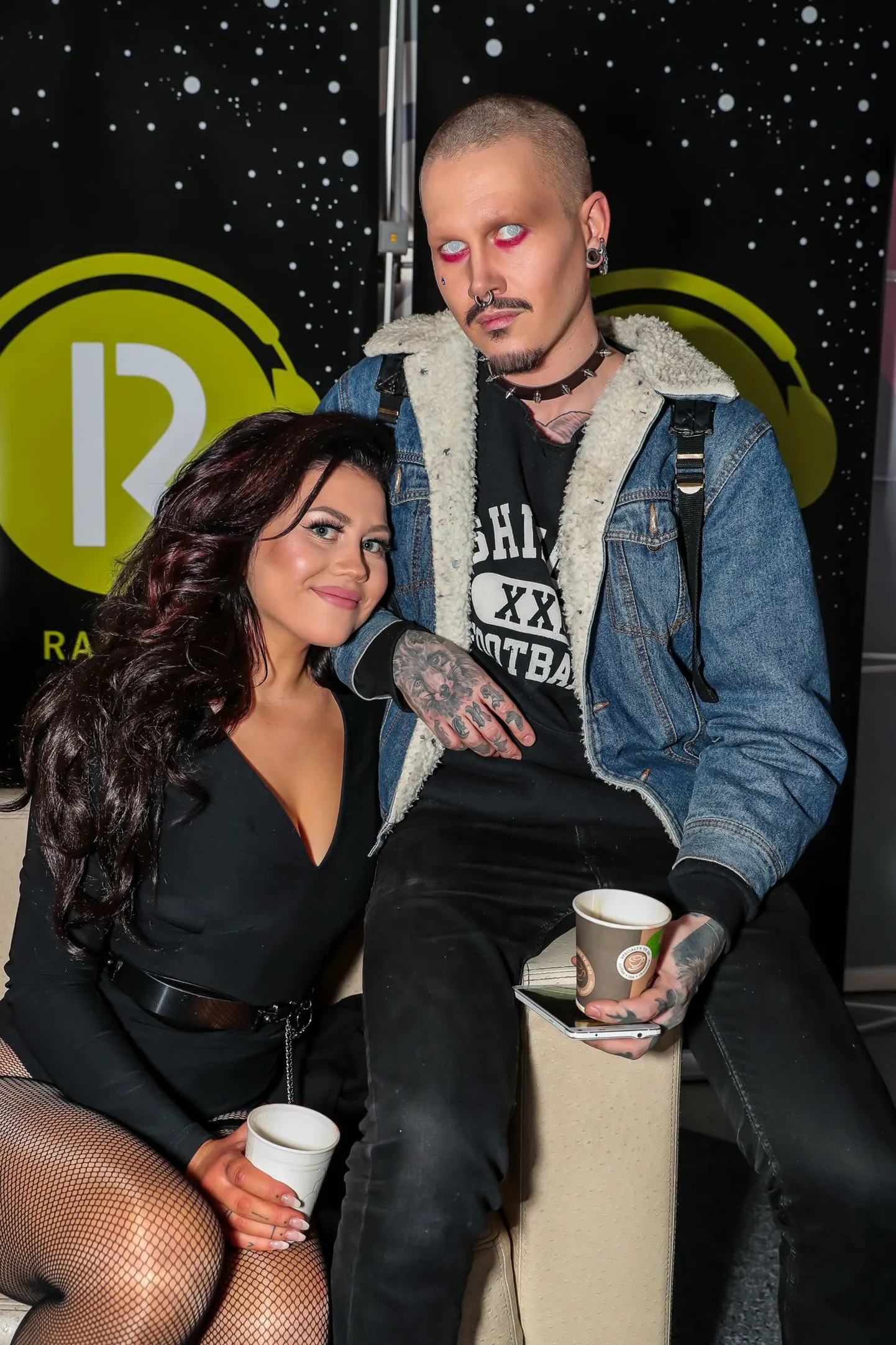 Eesti laul 2017 esimese poolfinaali melu ja fotosein, Elina Born ja Fred Born