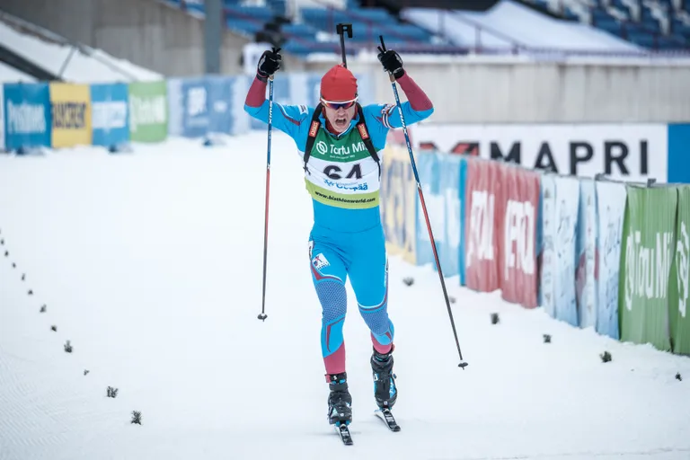 7,5 km sprindi võitja venelane Mikhail Pervushin.