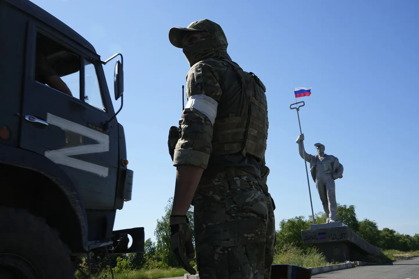 Российский оккупант в Украине