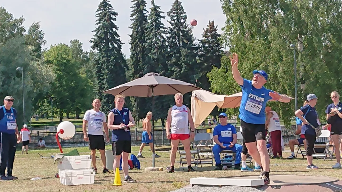 Harry Mägi võistlemas