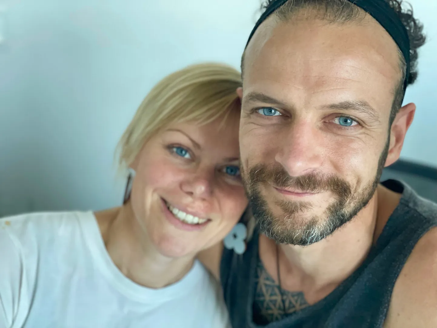 Õnnelikult ja täiesti ausalt koos: Heidi Hanso ja Taavi Püüa.