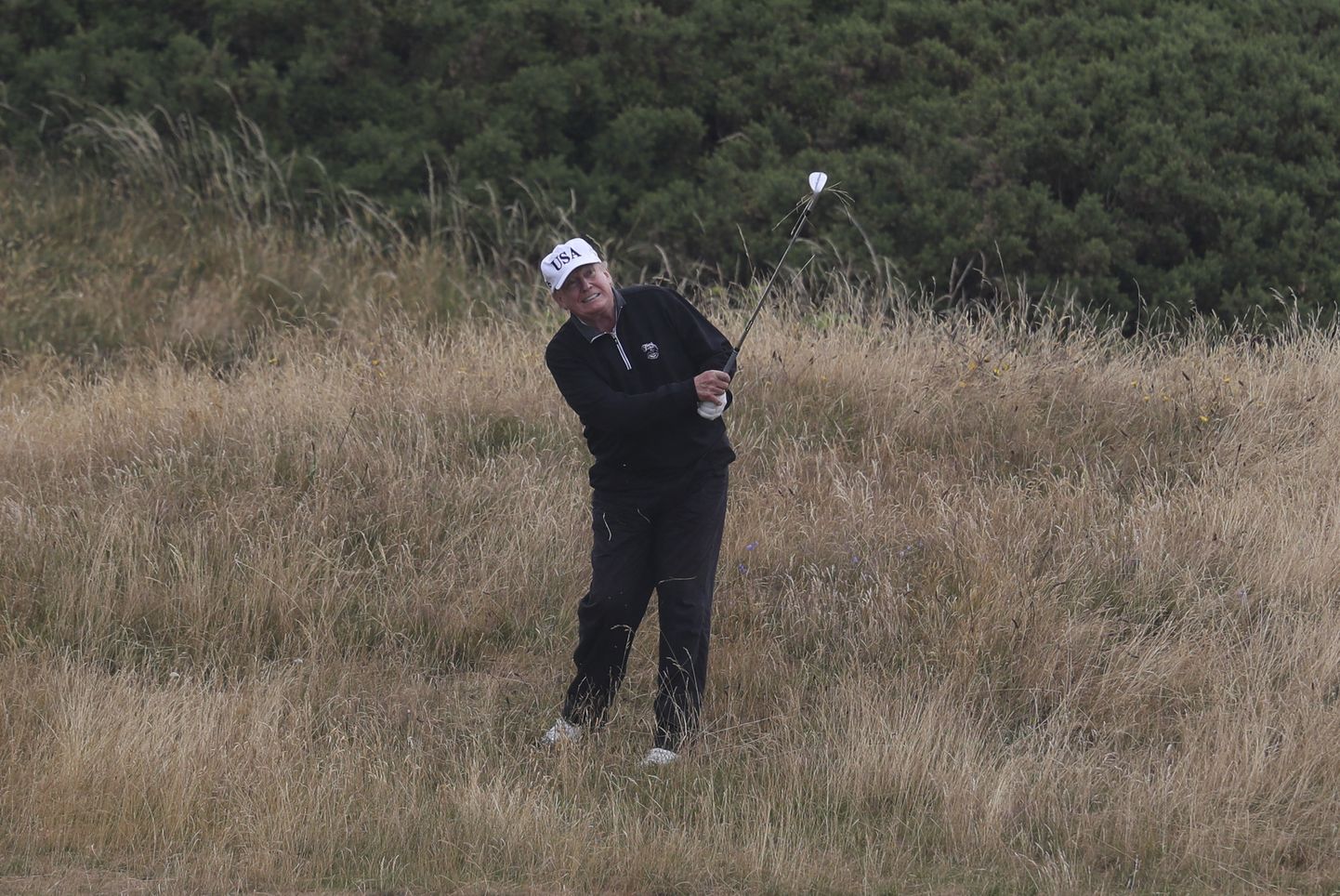 Donald Trump golfirajal Šotimaal selle aasta juunis.
