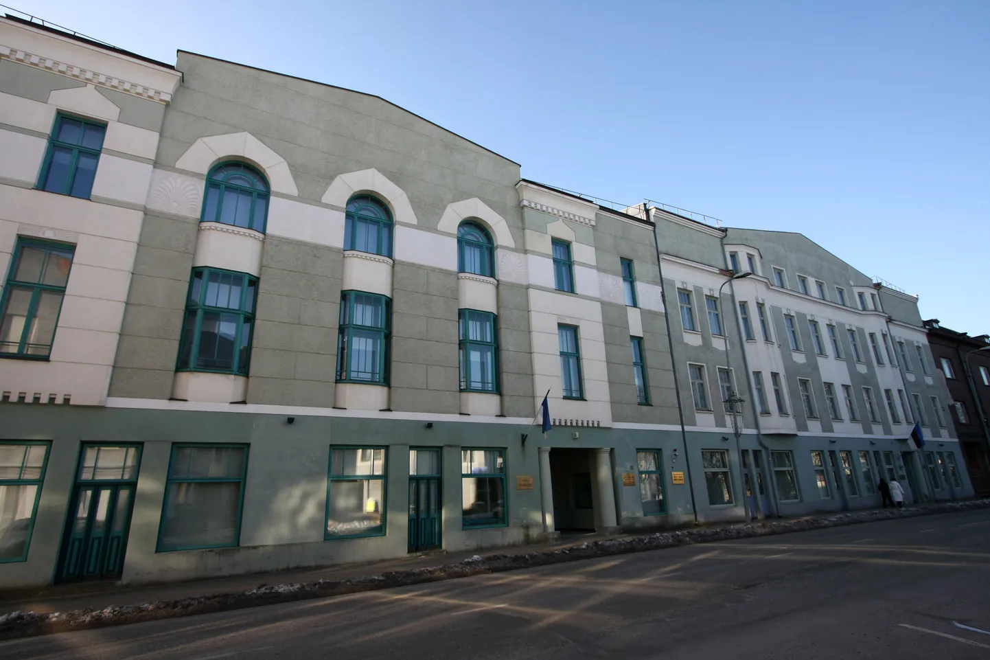 Selles hoones töötas Valga teater Säde.