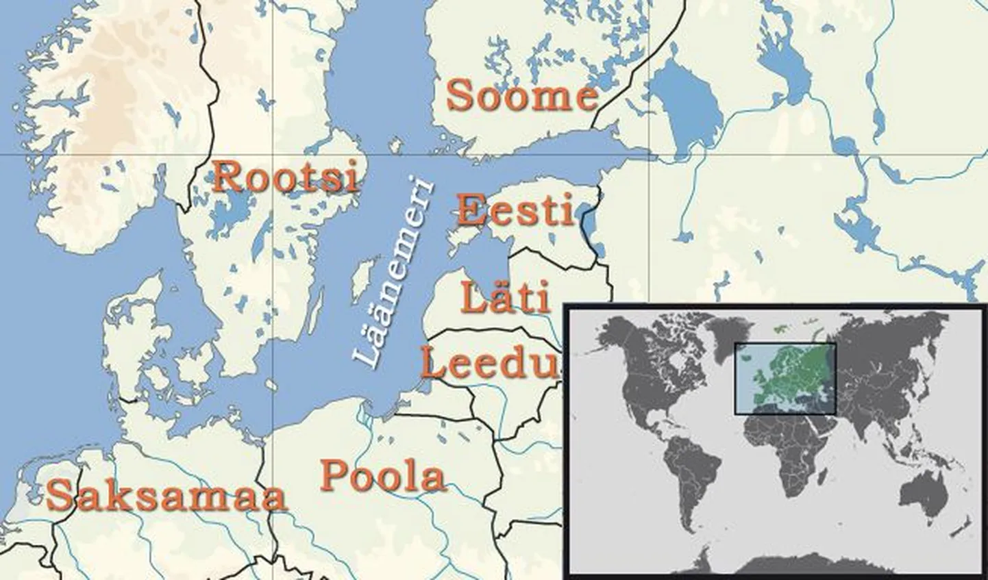 Läänemeri ja Põhja-Euroopa.
