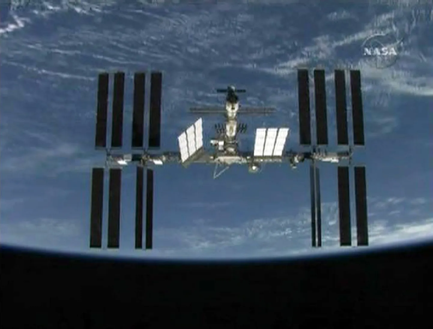 NASA videokaader rahvusvahelisest kosmosejaamast ISS.