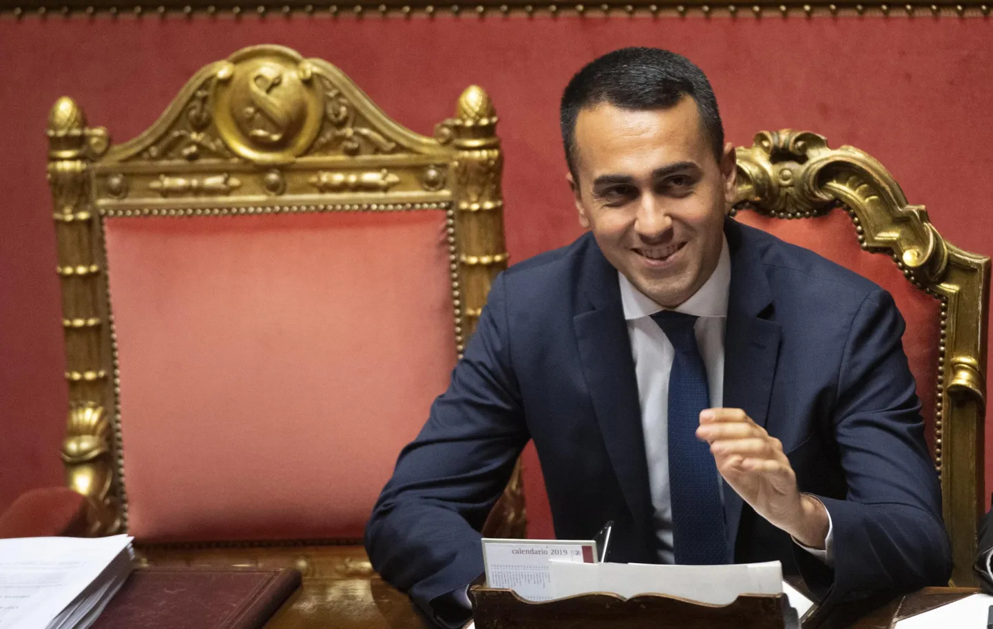Itaalia Viie Tähe Liikumise (M5S) liider, asepeaminister Luigi Di Maio.