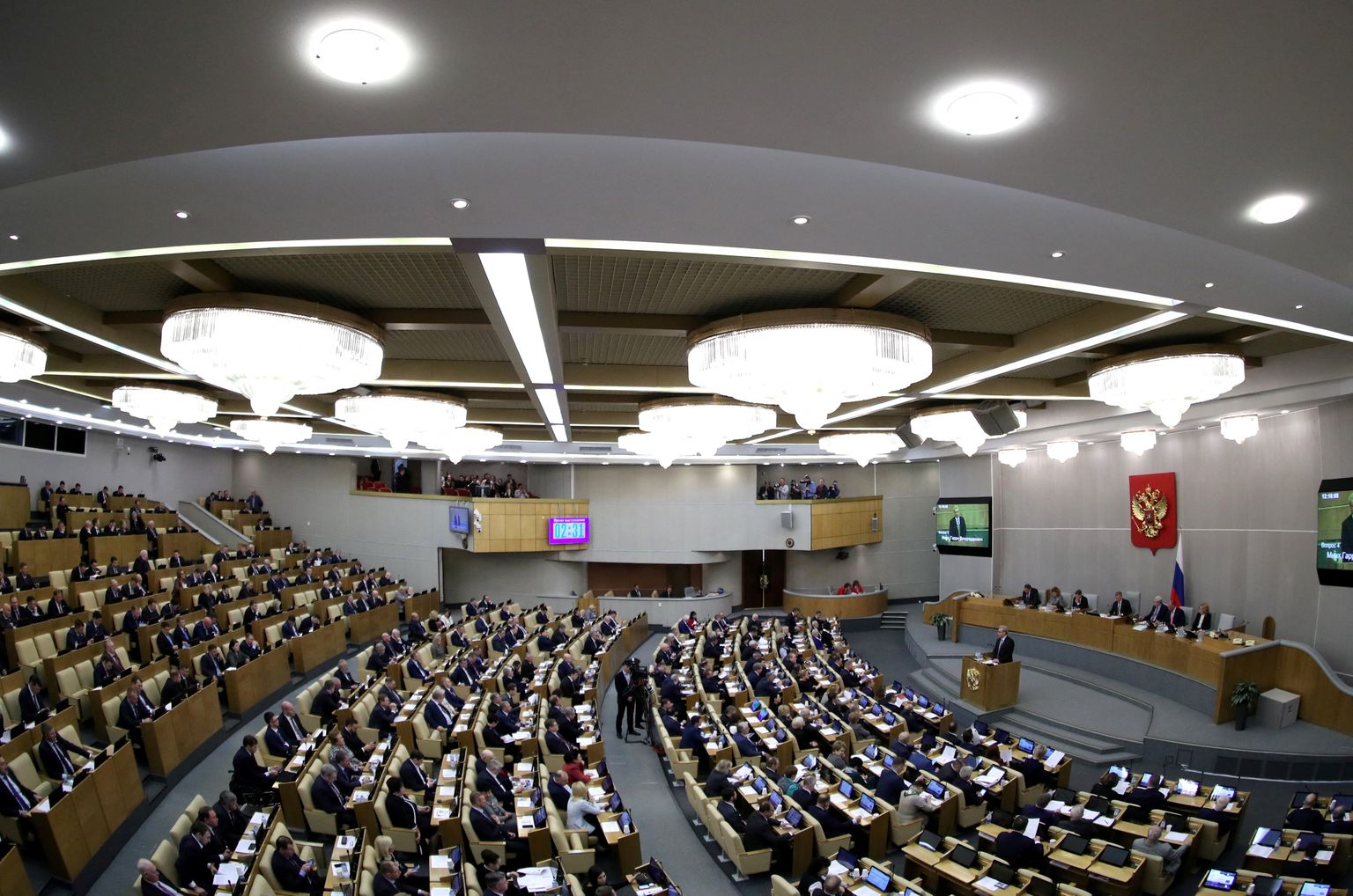 Krievijas parlamenta apakšpalāta Valsts dome. Ilustratīvs attēls.