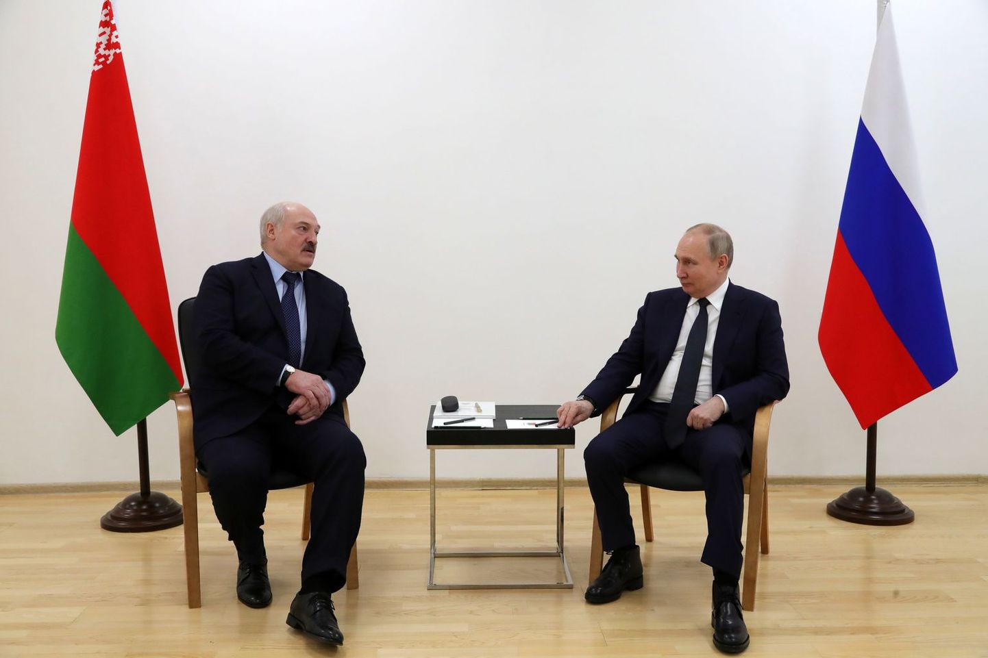Президент Беларуси Александр Лукшенко и президент России Владимир Путин.