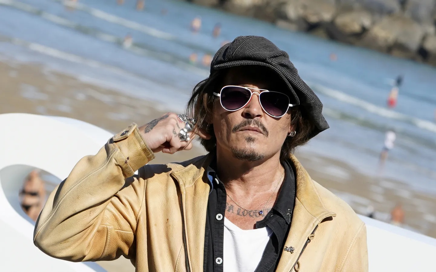 Johnny Depp San Sebastiani filmifestivalil Hispaanias (september 2020)