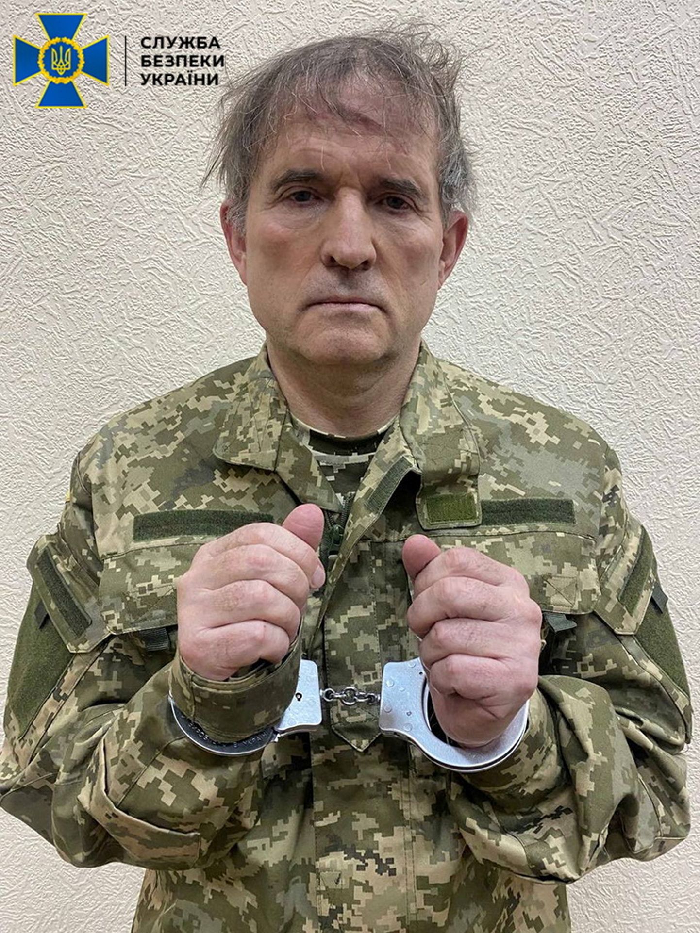 Viktors Medvedčuks Ukrainas apcietinājuma laikā.