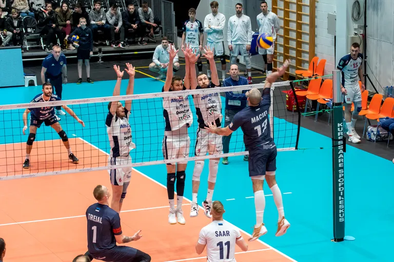 Saaremaa VK vs Milano Powervolley kohtumismäng märtsi alguses.