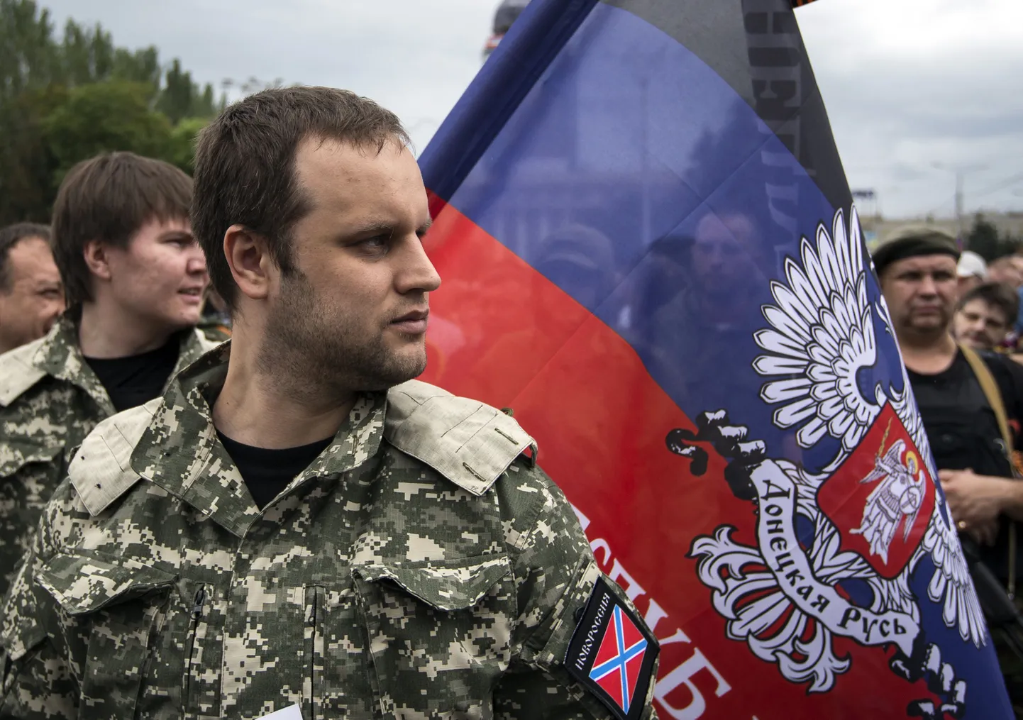 Павел Губарев принял участие 21.06 в церемонии принятии присяги пополнением вооруженных сил ДНР.