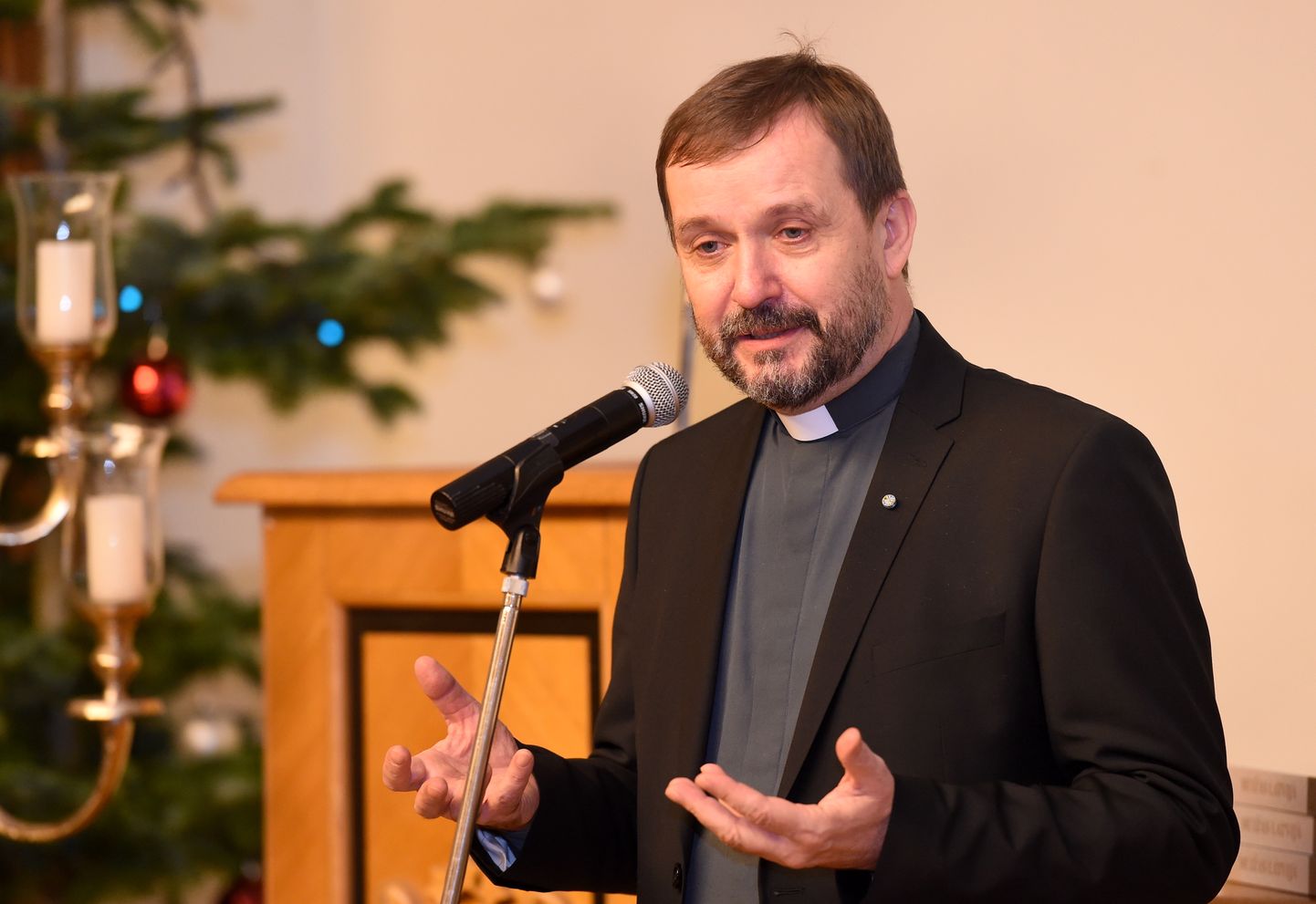 Latvijas Evaņģēliski luteriskās baznīcas arhibīskaps Jānis Vanags.