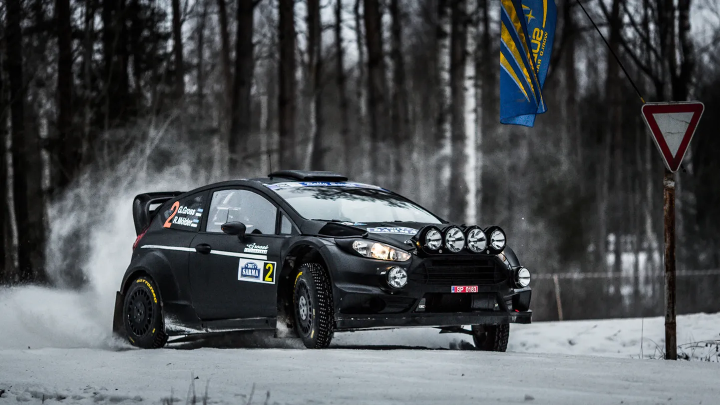 Igauņu rallija braucējs Georgs Gross