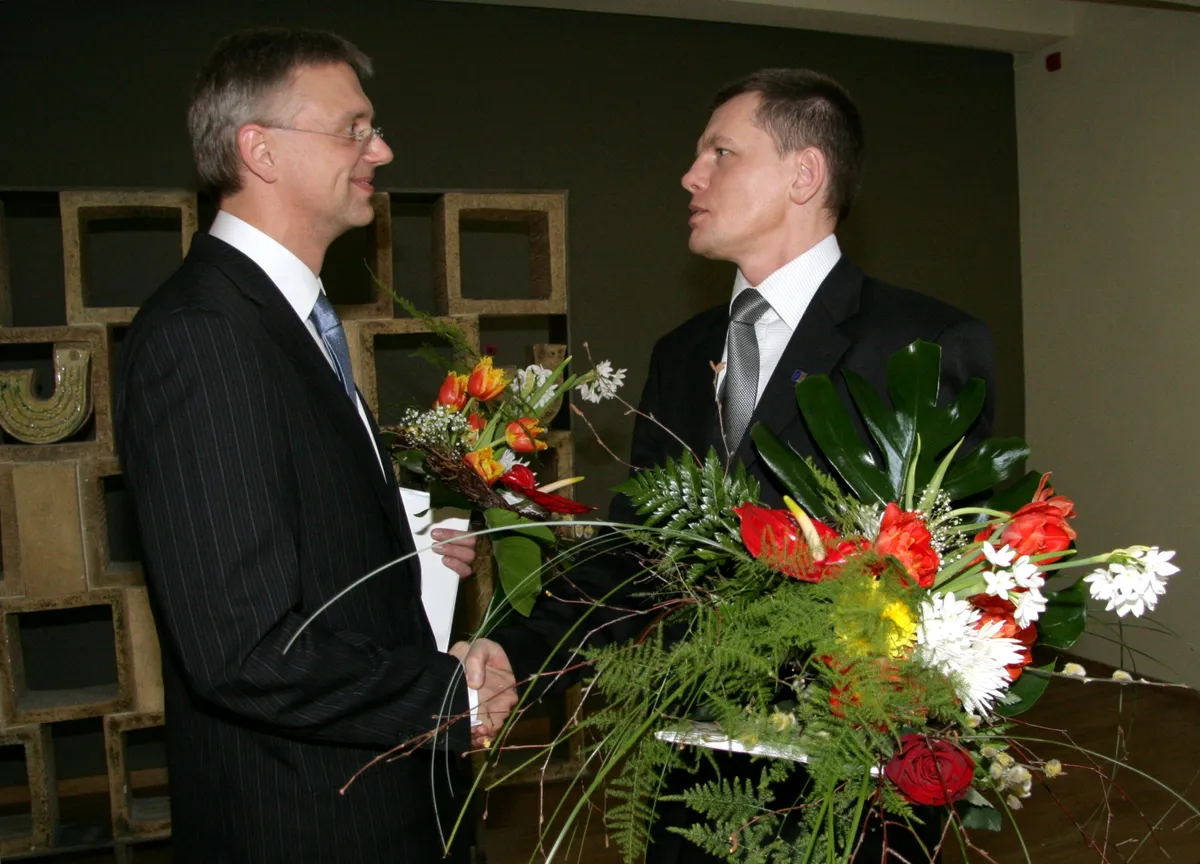 Кришьянис Кариньш и Эйнар Репше, 2007 год