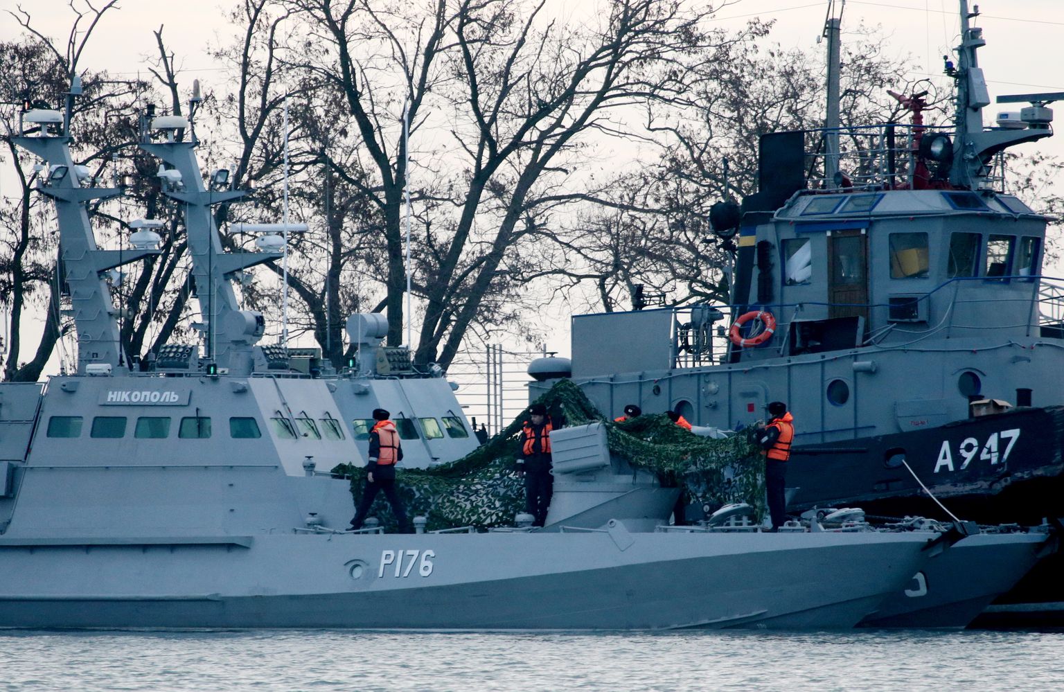 Krievijas sagrābtie Ukrainas kuģi