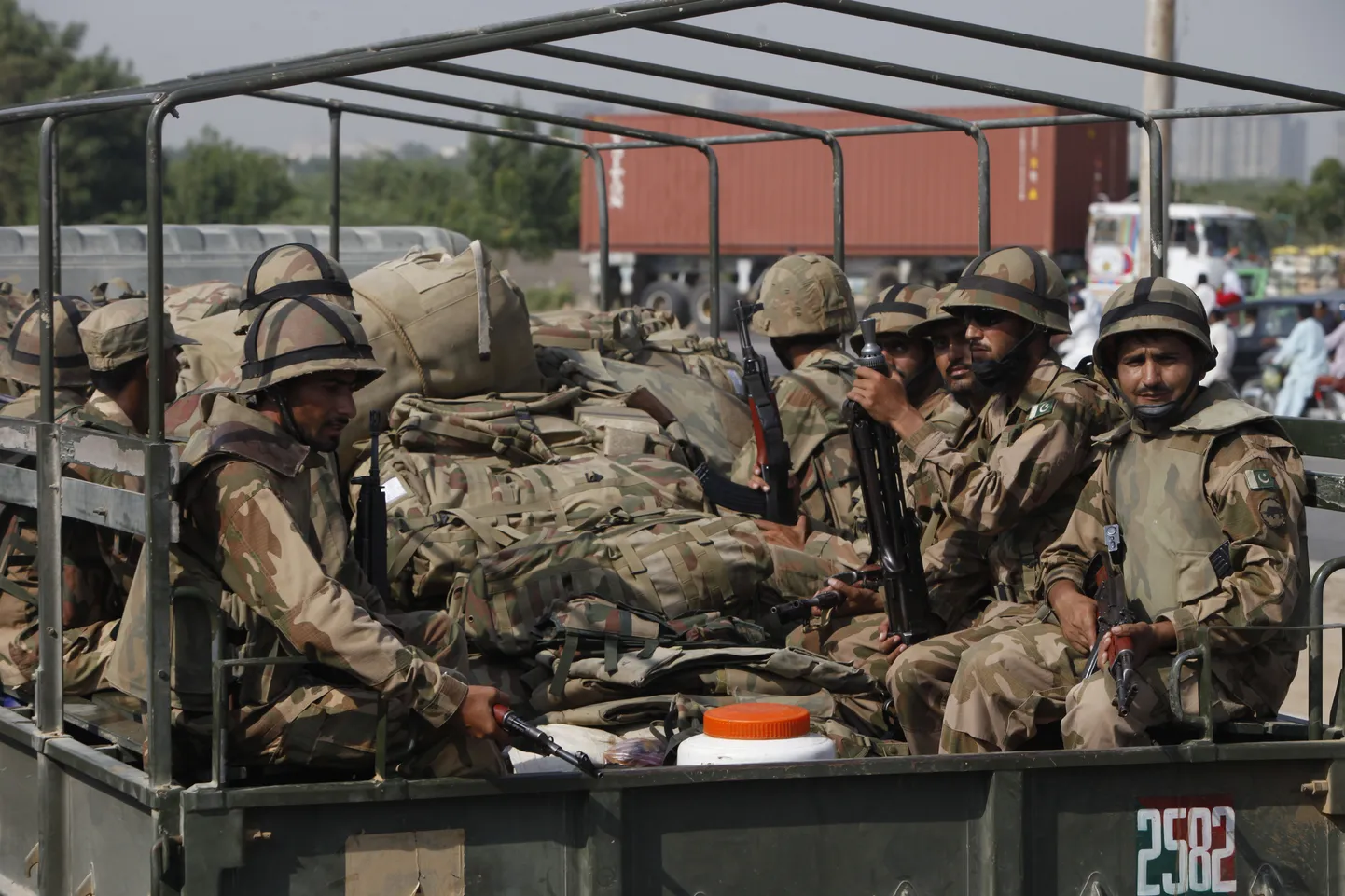 Pakistani armee sõdurid.