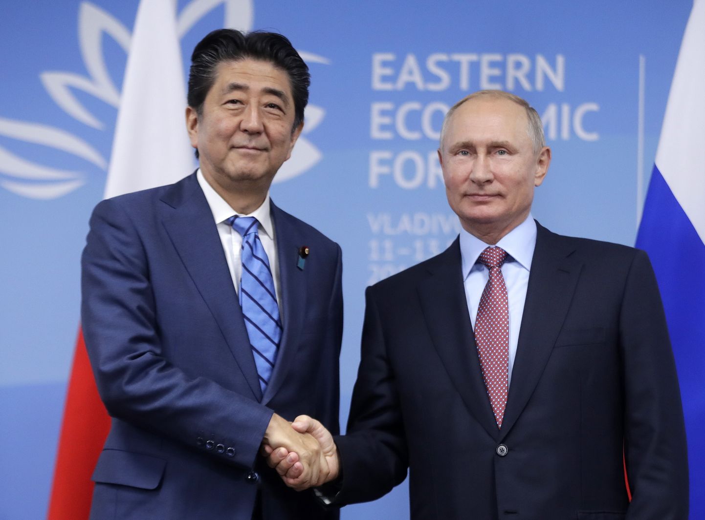 Jaapani peaminister Shinzo Abe ja Venemaa president Vladimir Putin Vladivostokis.