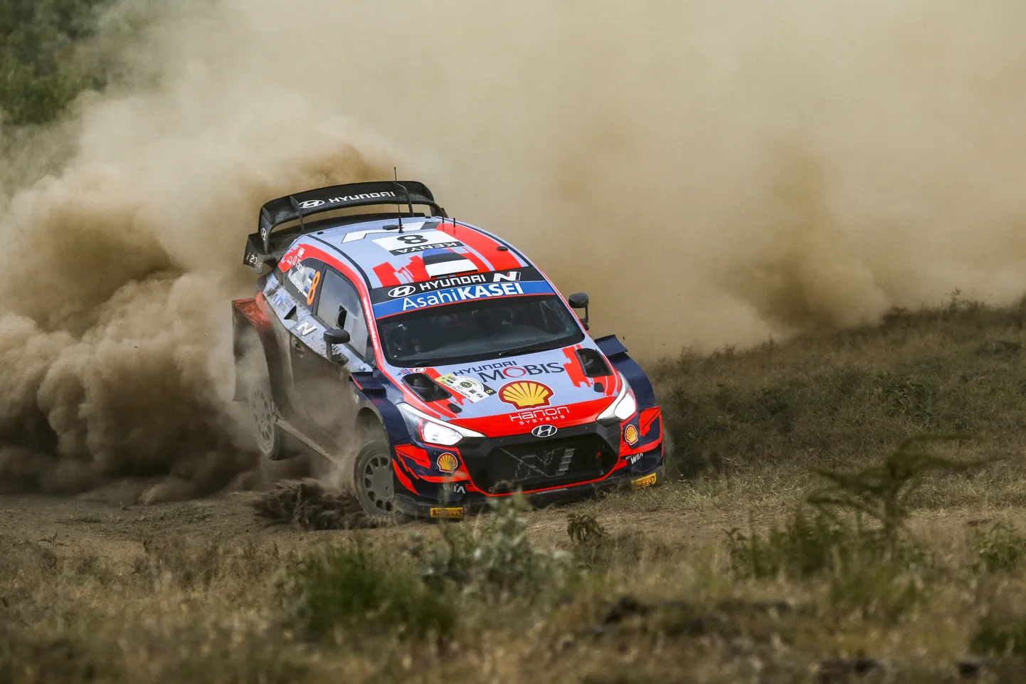 Ott Tänak ja Martin Järveoja Keenia MM-rallil.