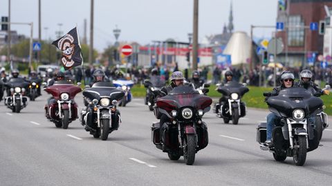 Открытие мотосезона в Риге проходит в новом месте