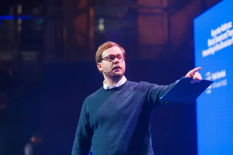 Fedir Serdjuk esines novembris Tallinn Digital Summitil, mille peateemaks oli innovatsioon.