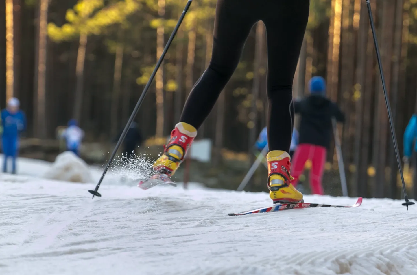 Jõulumäel saab juba paari päeva pärast suusatada 1,3 kilomeetri pikkusel kunstlumest rajal.