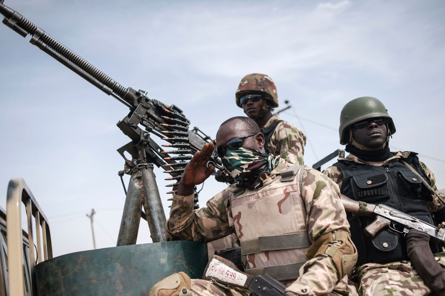 Nigeeria sõdurid Borno osariigis.