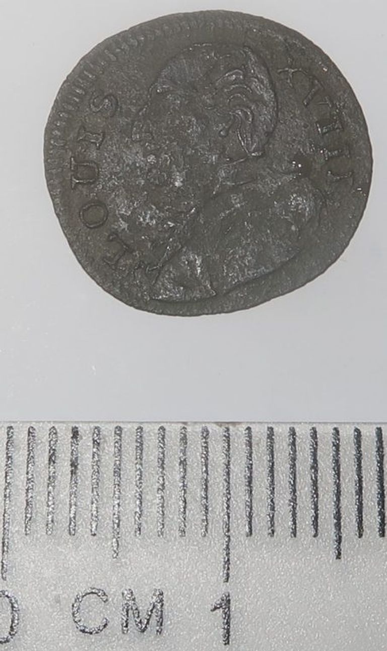 Skaitāmais žetons ar Francijas karaļa Luija XVIII attēlu. 19. gadsimta sākums.