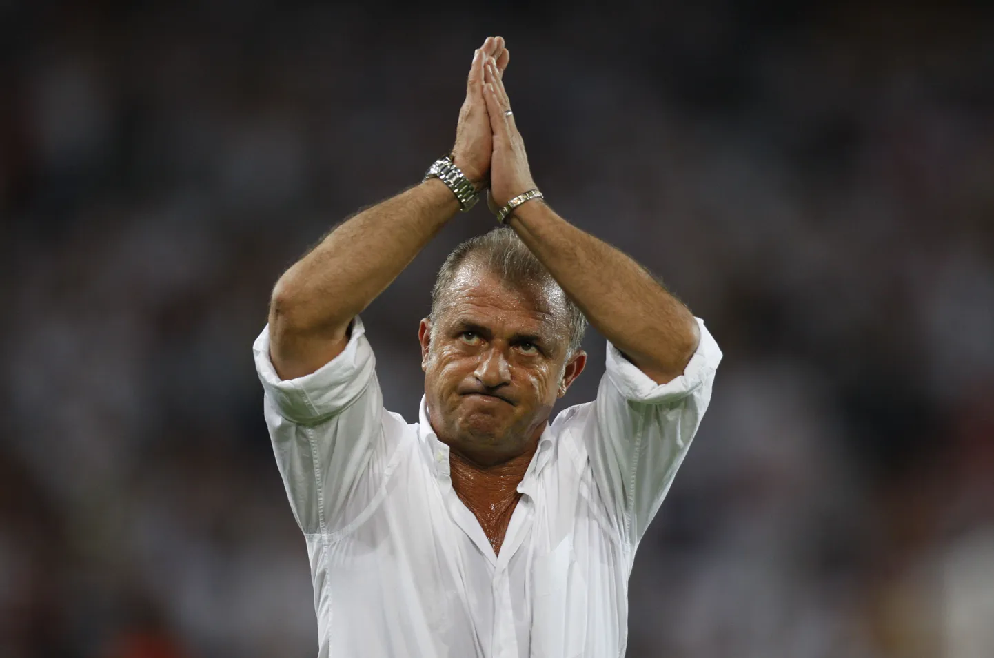 Türgi jalgpallikoondise peatreener Fatih Terim.