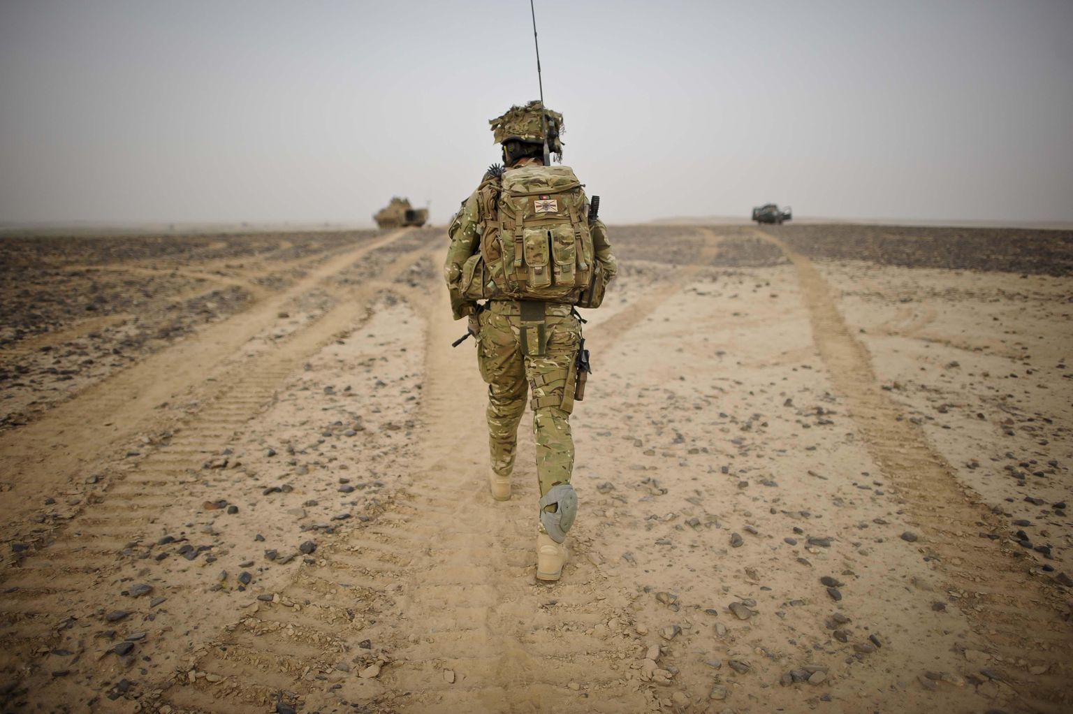Briti sõdur Helmandis. Foto on illustratiivne.