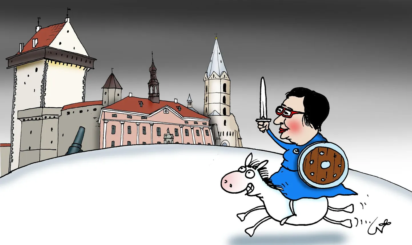 Päeva karikatuur FOTO: Urmas Nemvalts
