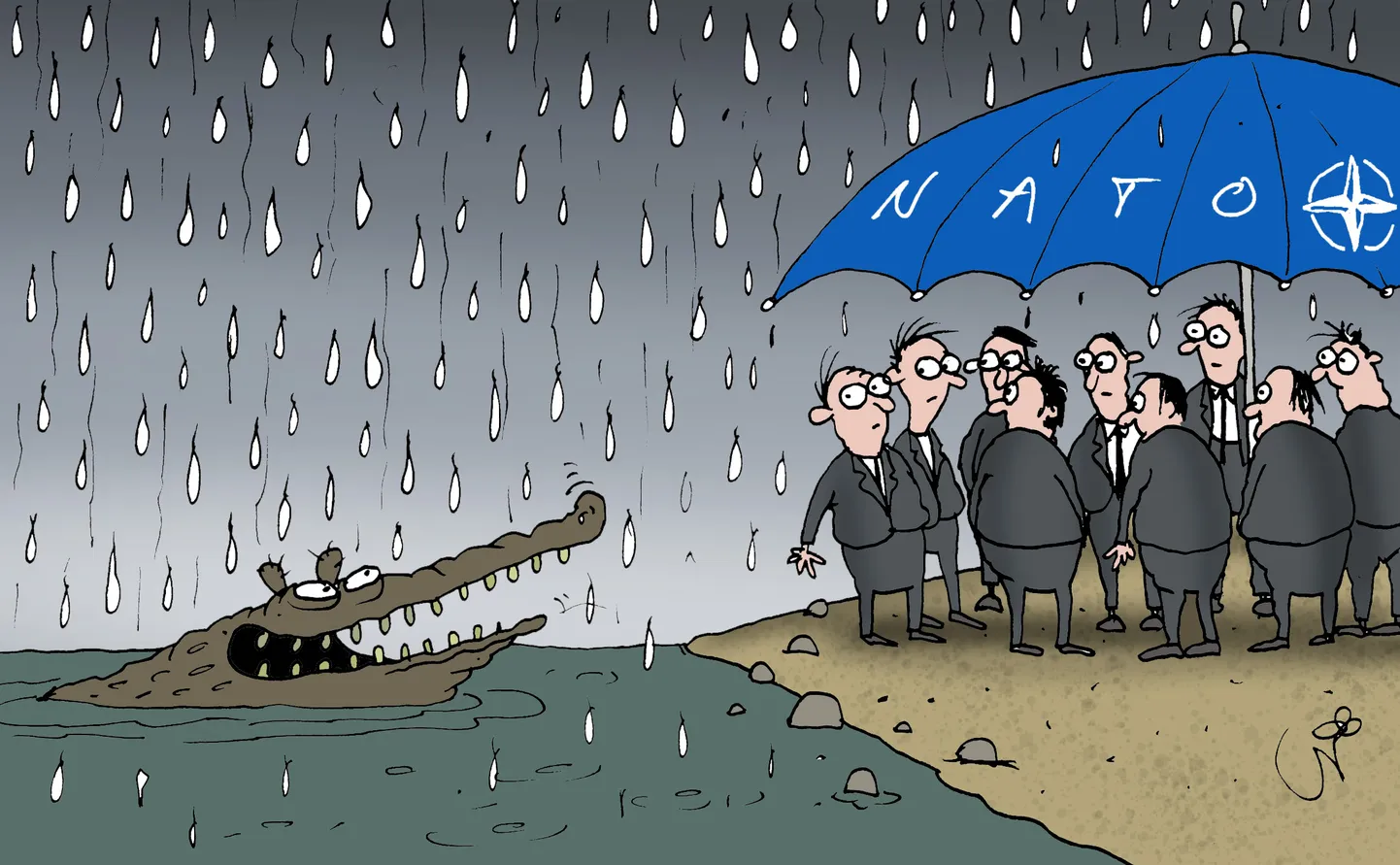 Рисунок Урмаса Немвальтса.