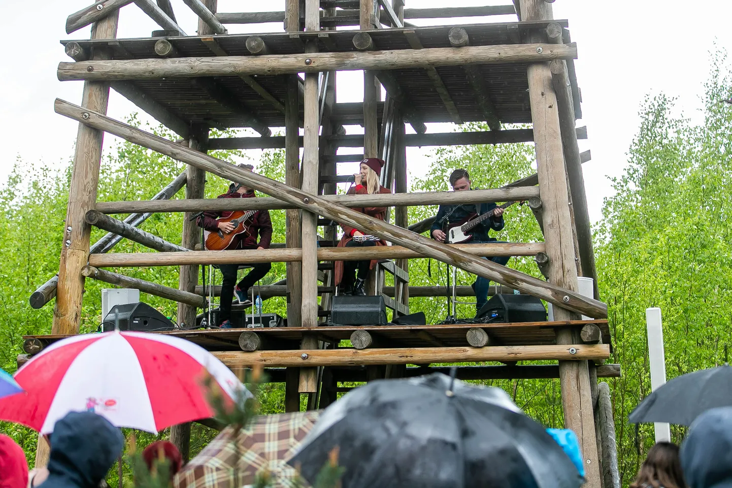 2019. aastal andis Pääsküla rabatornis kontserdi Liis Lemsalu.

Liis Lemsalu trio performance  at Pääsküla bog
Foto: Madis Sinivee/Postimees Grupp