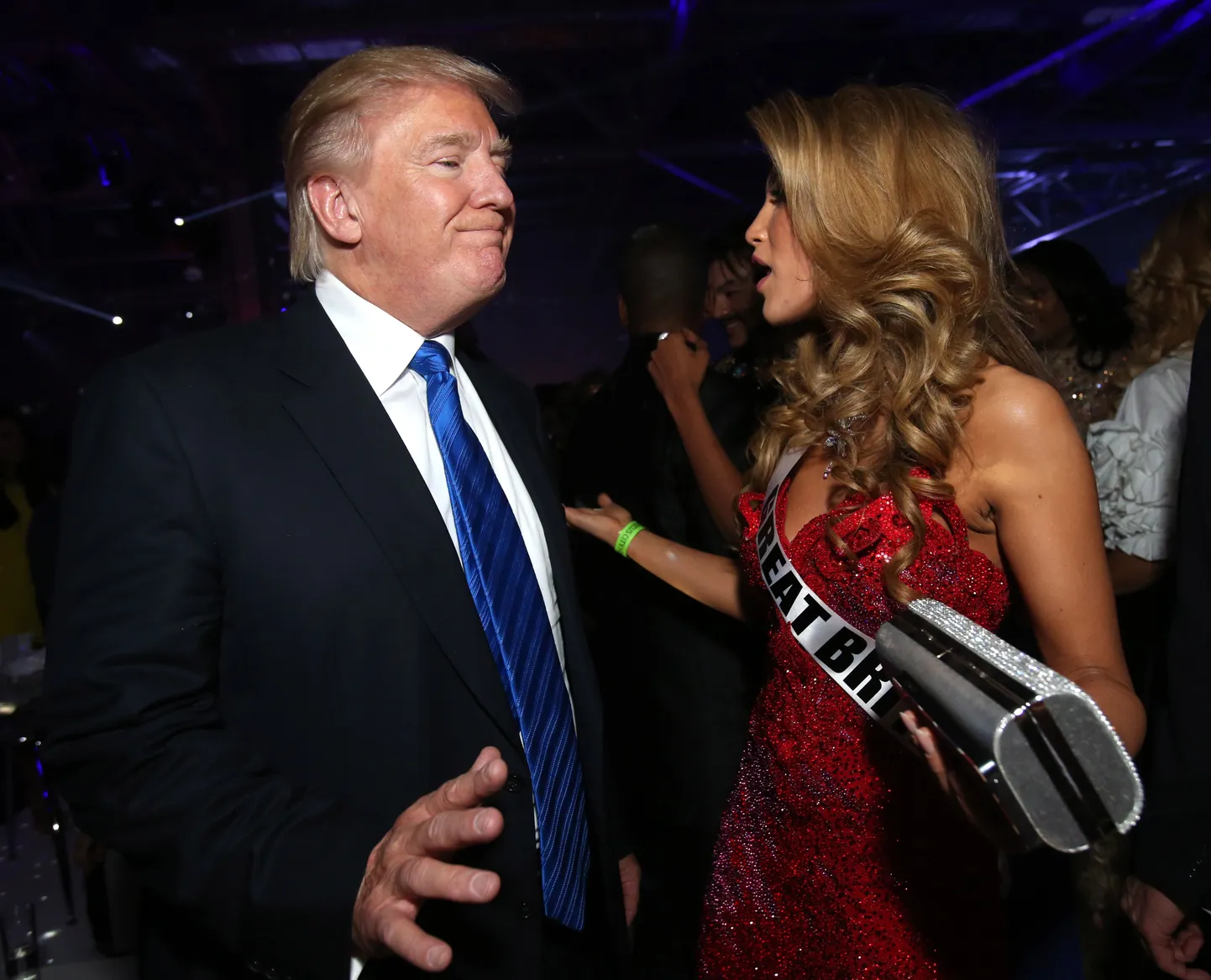 Donald Trump 2013 aasta Miss Universumi võistlusel.