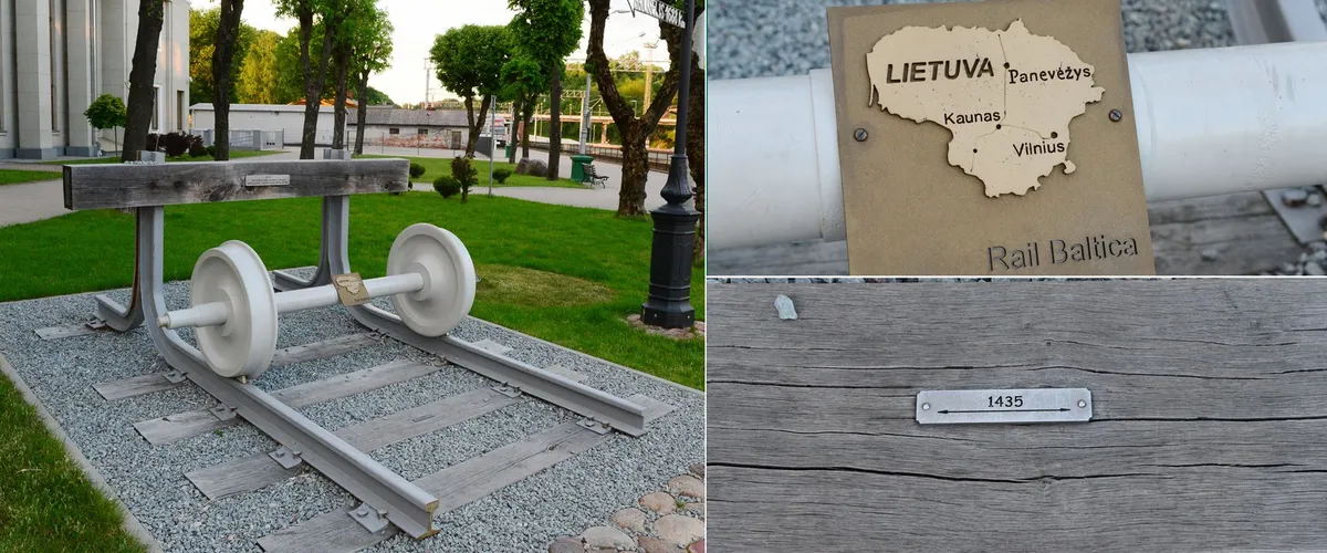 Leedulased paistavad Rail Balticut ootavat pikisilmi. Vähemasti on Kaunase rongijaama juures skulptuur, kus on märgistatud nende nägemus tulevasest raudteetrassist ja selle pikkus.