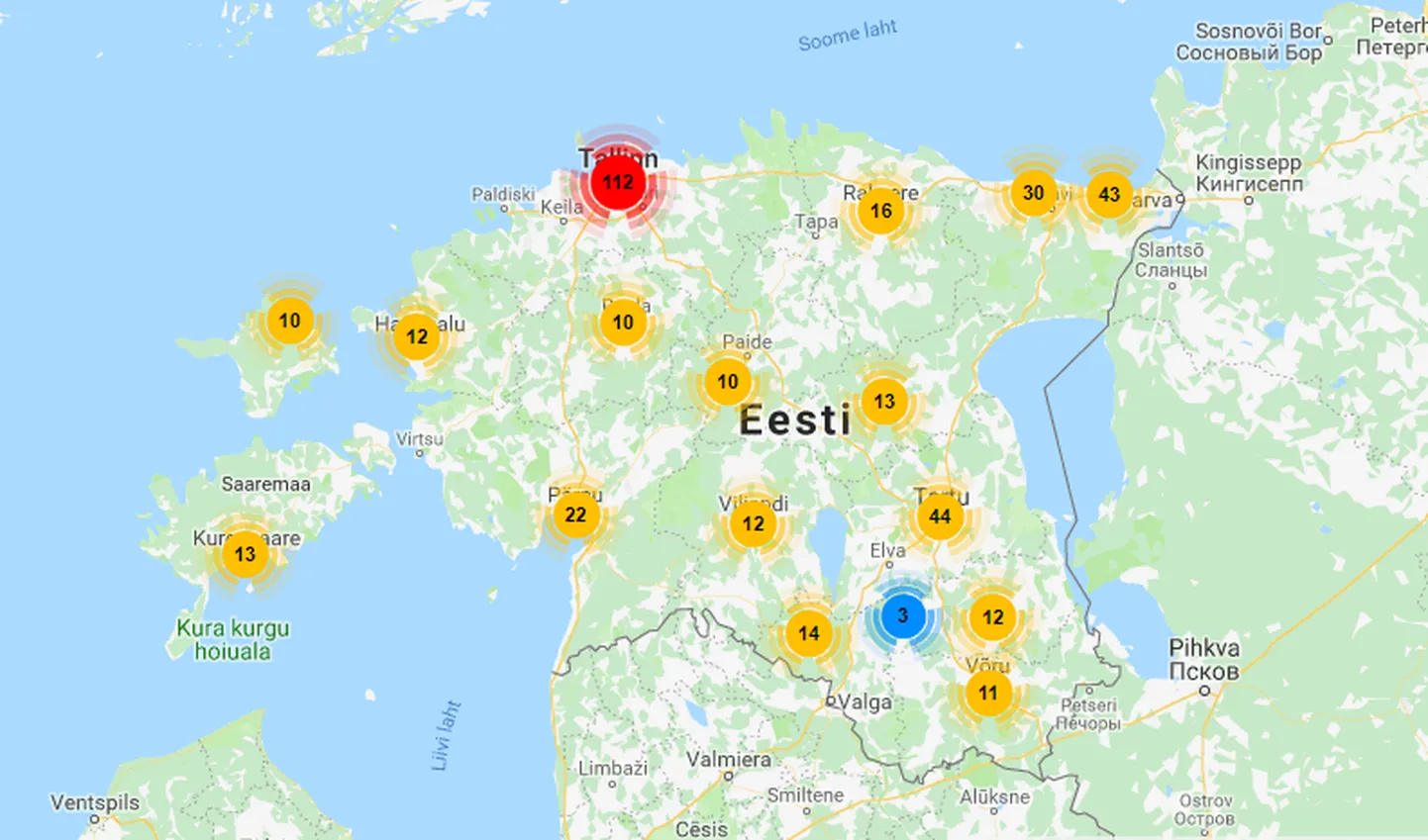 Kõik eriarstiabi osutajad üle Eesti.