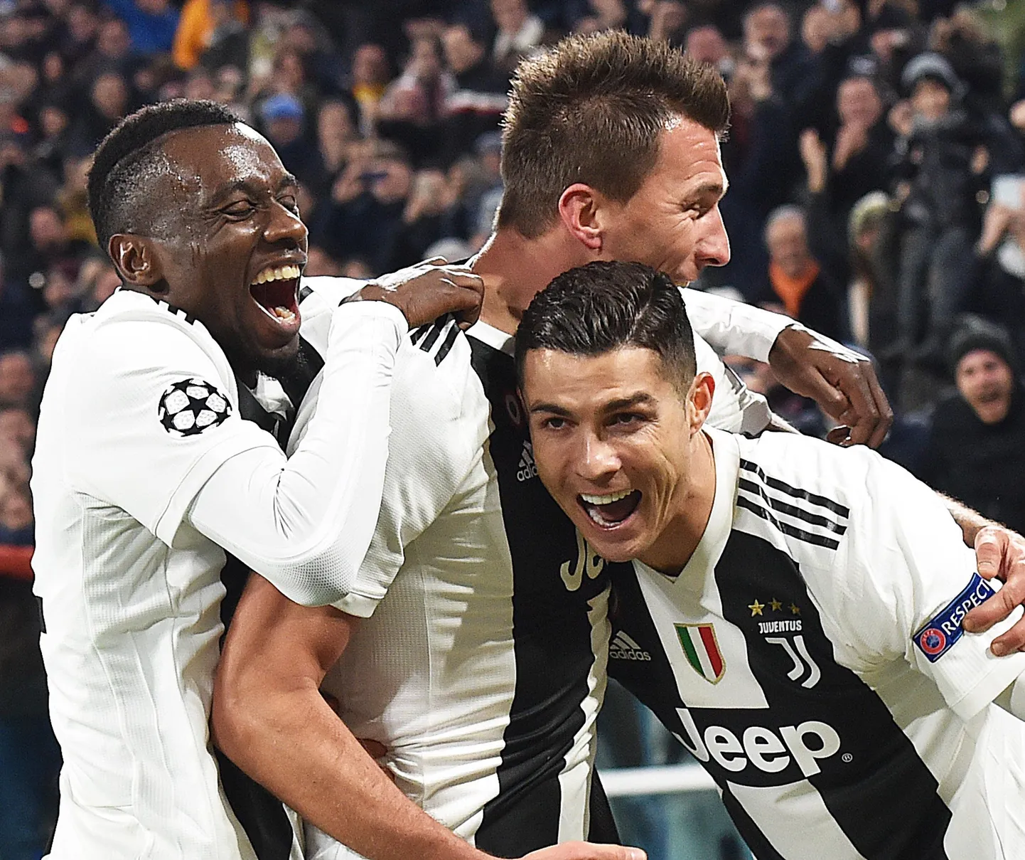 Blēzs Matuidī, Mario Mandžukičs un Krištianu Ronaldu