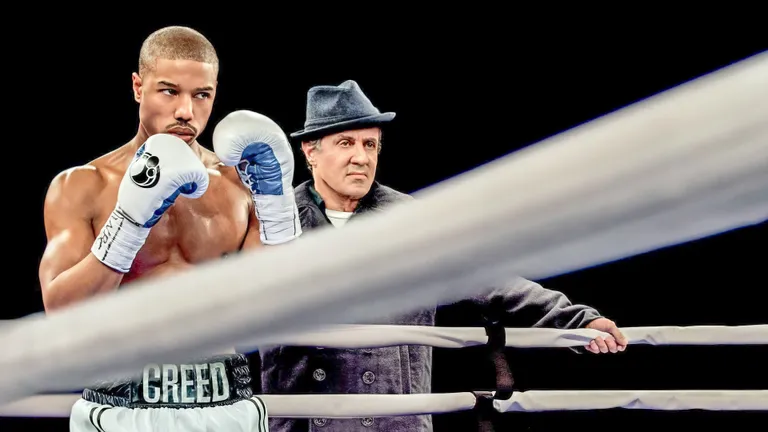Michael B. Jordan ja Silvester Stallone filmis «Creed».