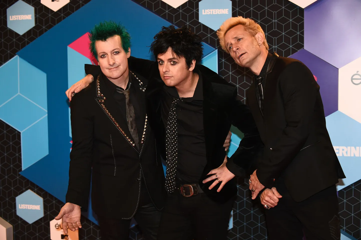 Green Day: Tre Cool, Billie Joe Armstrong ja Mike Durnt.