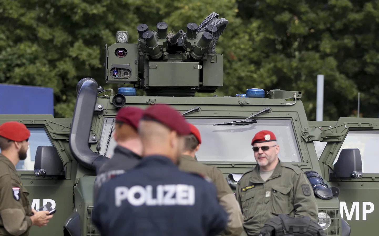 Austria politseinikud.