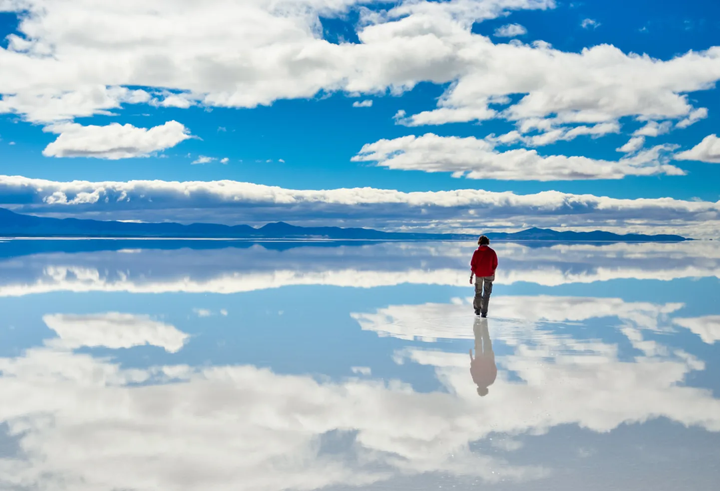 Salar de Uyuni soolaväli.