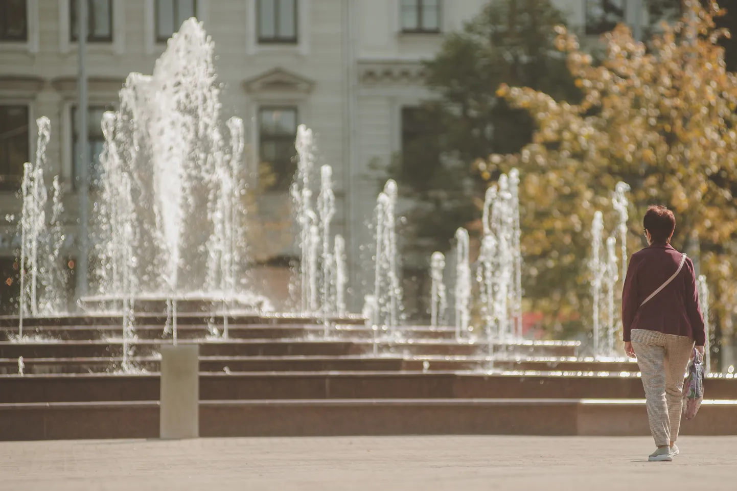 Foto: Silta un saulaina pēcpusdiena galvaspilsētas centrā