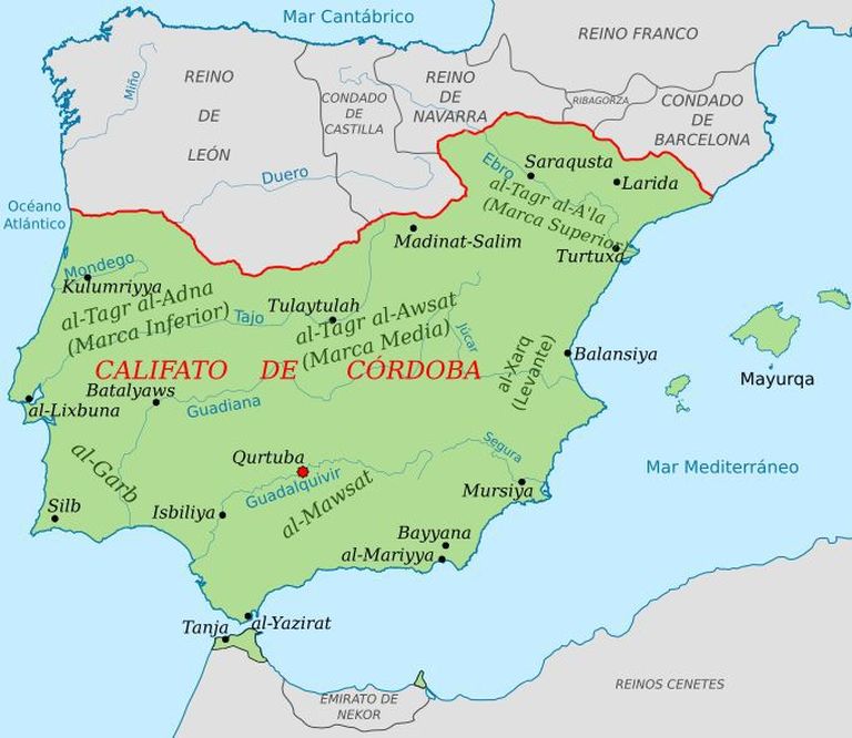 Hispaania ja Portugali aladel oli 929 – 1031 Córdoba kalifaat