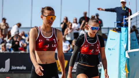 Latvijski dueti Fokerots/Bulgačs v četrtfinalu evropskega prvenstva U22, Ēbere/Konstantinova izpadli