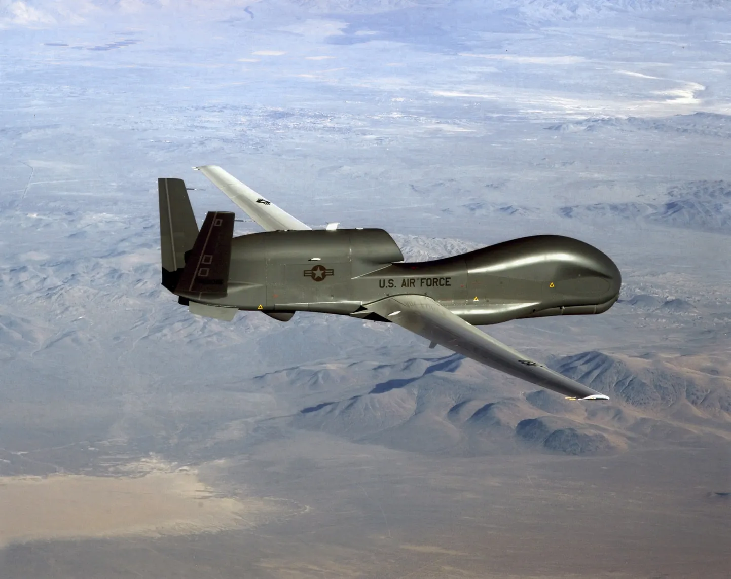 RQ-4B Global Hawk unmanned aerial vehicle.