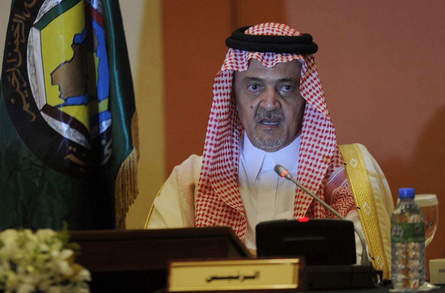 Saudi Araabia välisminister prints Saud al-Faisal.